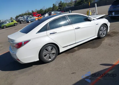 2013 Hyundai Sonata Hybrid Limited из США, поврежденный, VIN KMHEC4A47DA064831